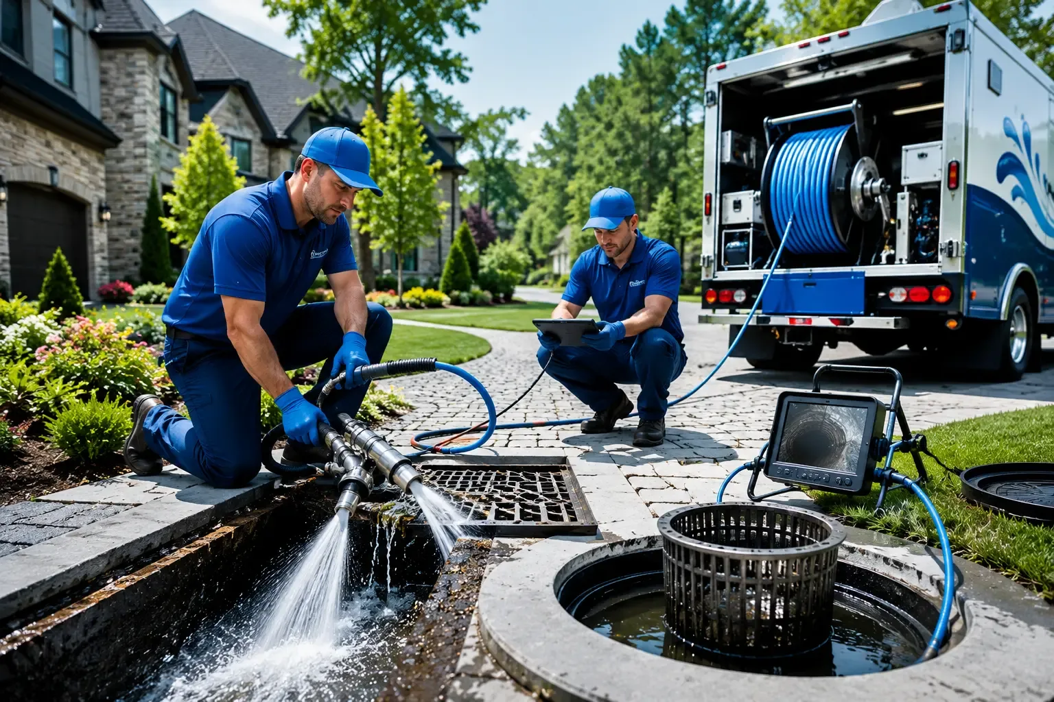 Local outdoor drain cleaning professionals in The Plains, OH